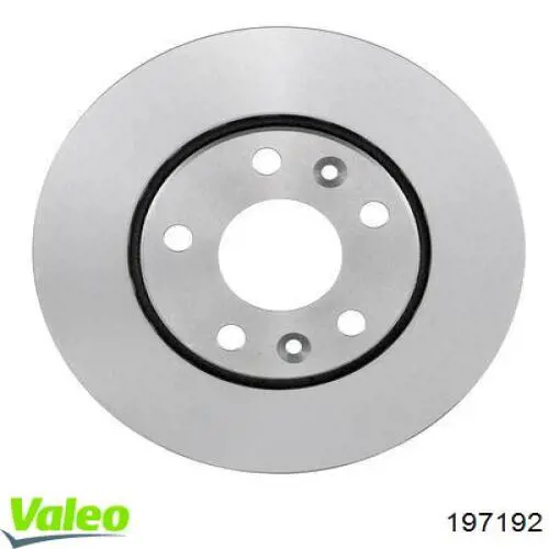 Передние тормозные диски 197192 VALEO
