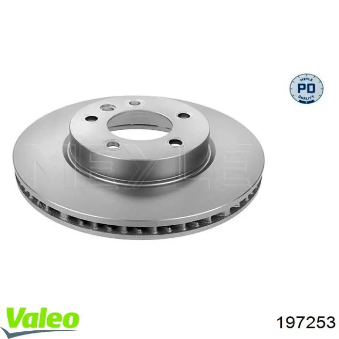 Передний тормозной диск VALEO 197253