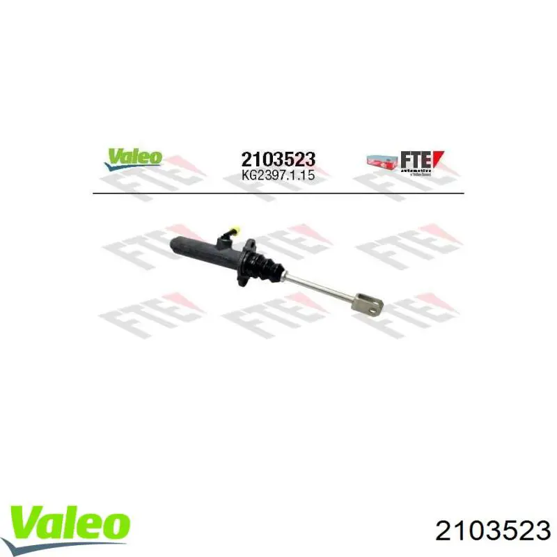 2103523 VALEO Цилиндр сцепления, главный