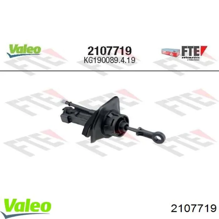2107719 VALEO Цилиндр сцепления, главный