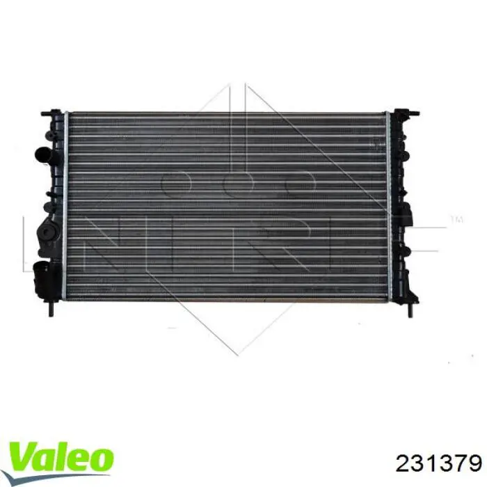 Radiador refrigeración del motor 231379 VALEO