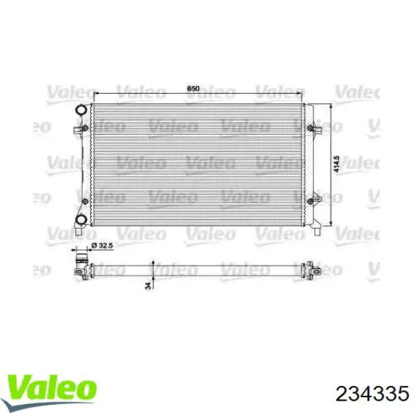 56153A NRF radiador de esfriamento de motor