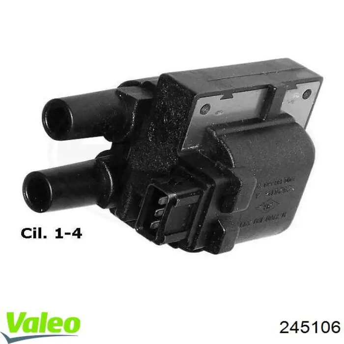 245106 VALEO Катушка зажигания
