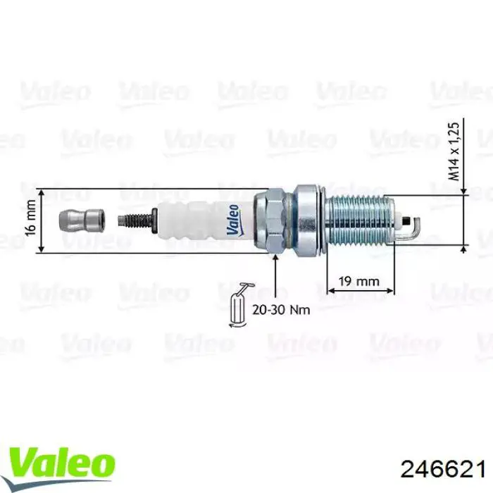 246621 VALEO Свечи зажигания