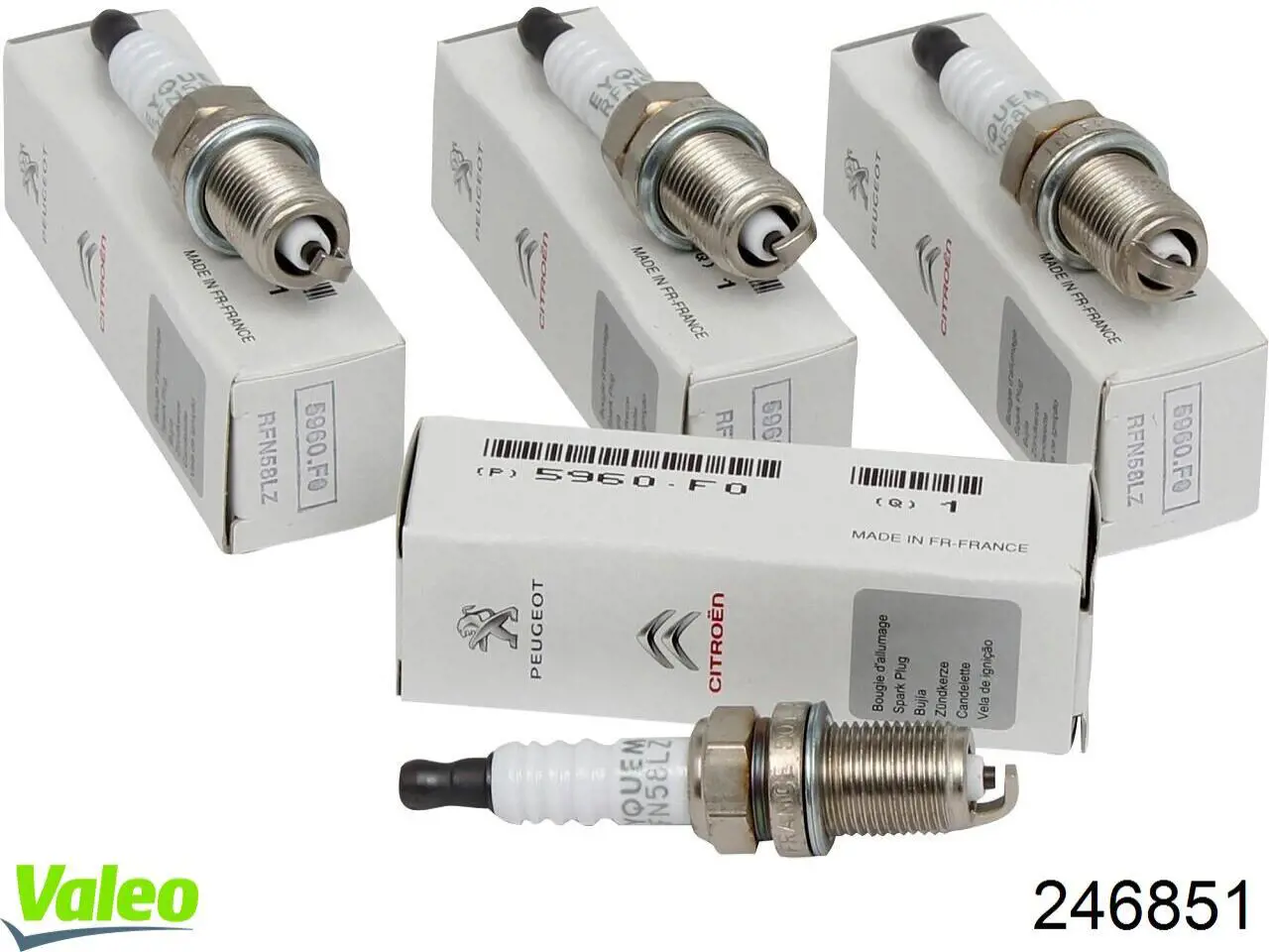 246851 VALEO Свечи зажигания