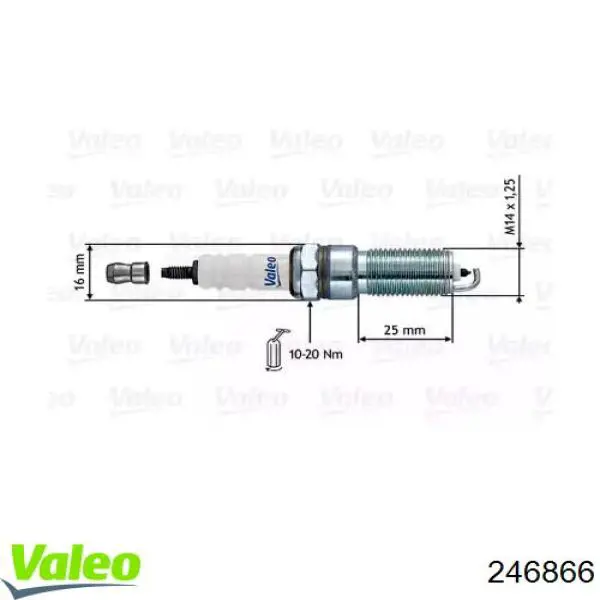 Свечи зажигания 246866 VALEO