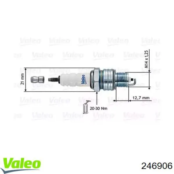 Свечи зажигания 246906 VALEO