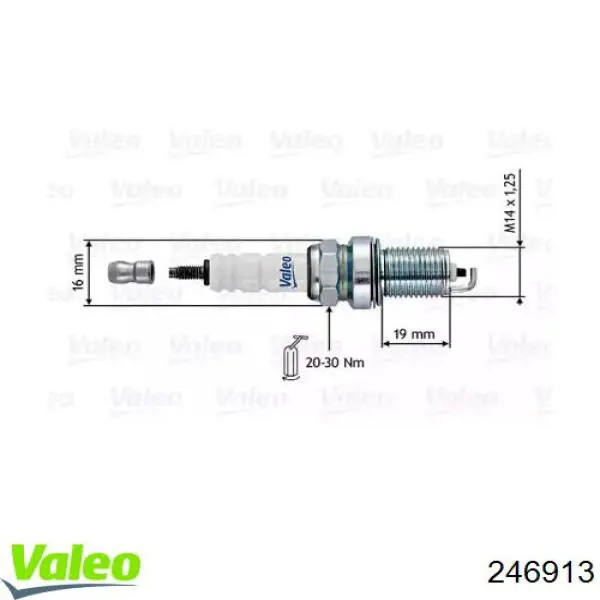 Свечи зажигания 246913 VALEO