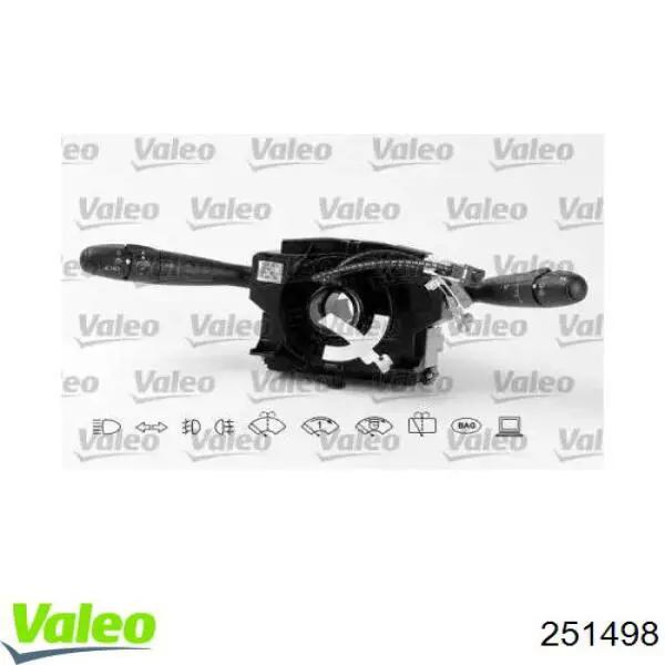 251498 VALEO Переключатель подрулевой в сборе