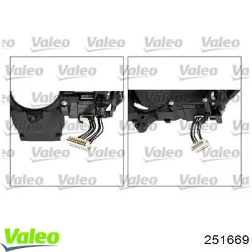 Подрулевой правый переключатель  VALEO 251669