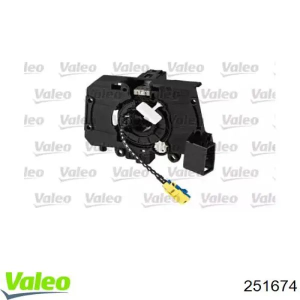 251674 VALEO anel airbag de contato, cabo plano do volante