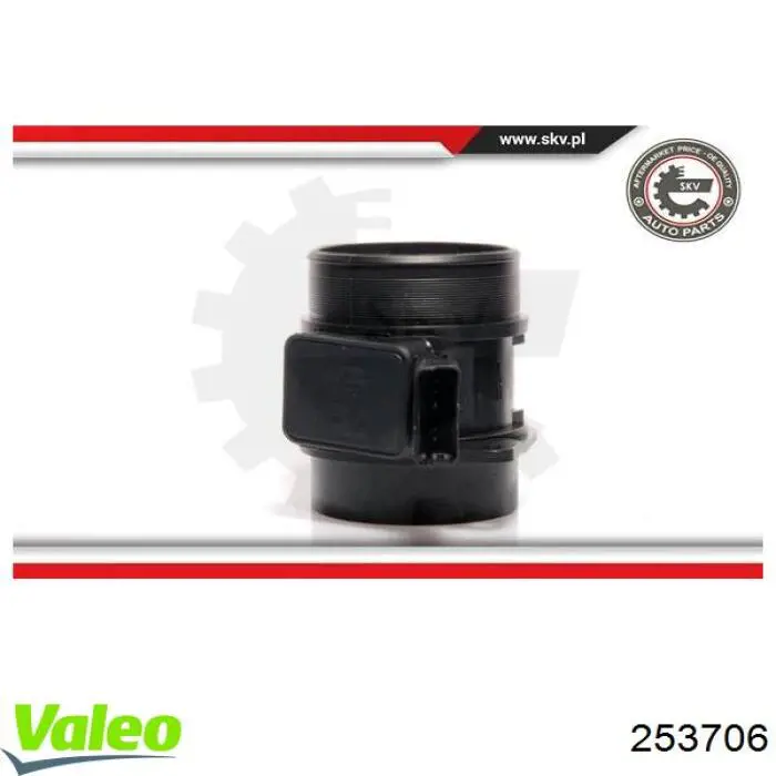 Датчик массового расхода воздуха VALEO 253706 цена, от 47.58 USD