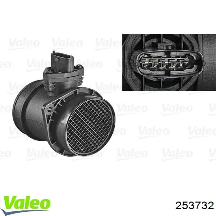 253732 VALEO Датчик расхода воздуха