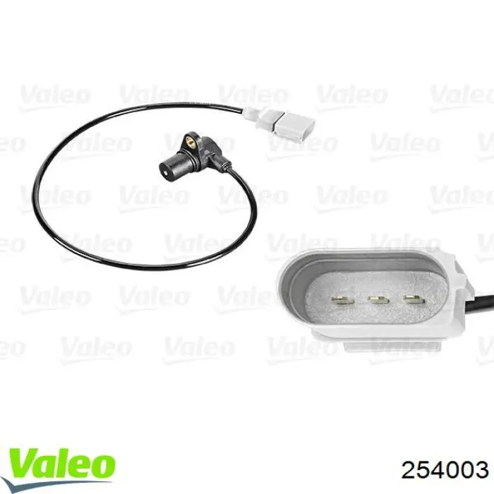 Sensor de posición del cigüeñal 254003 VALEO