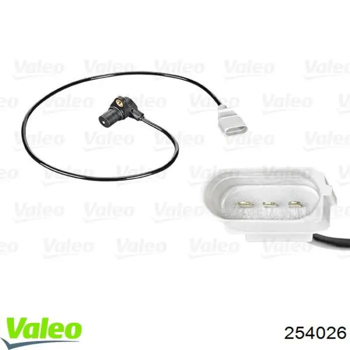 Датчик коленвала 254026 VALEO