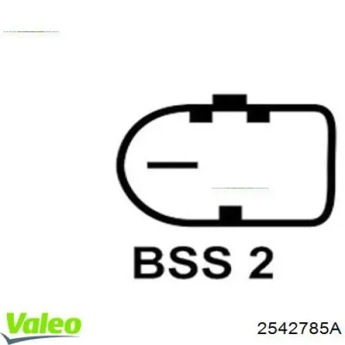 2542785A VALEO Генератор автомобильный