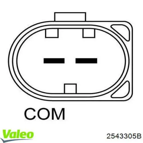 2543305B VALEO Генератор автомобильный