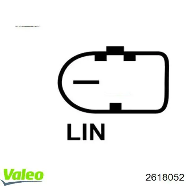 2618052 VALEO relê-regulador do gerador (relê de carregamento)