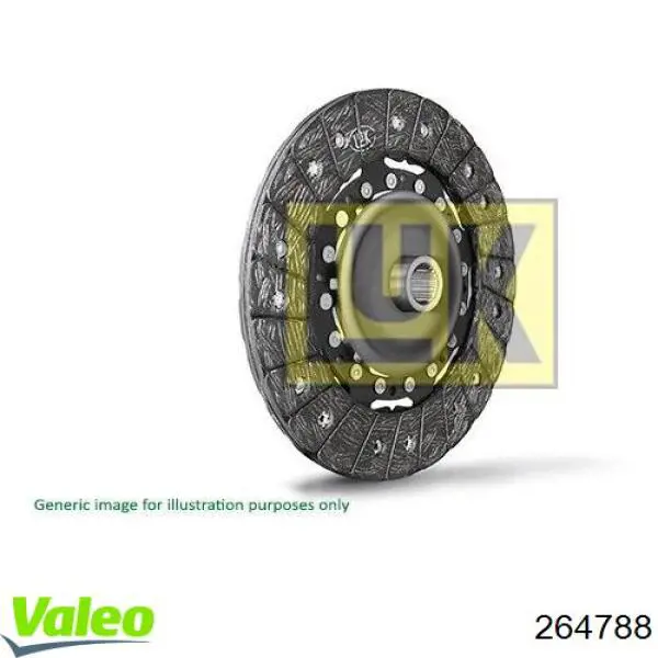 Диск сцепления 264788 VALEO