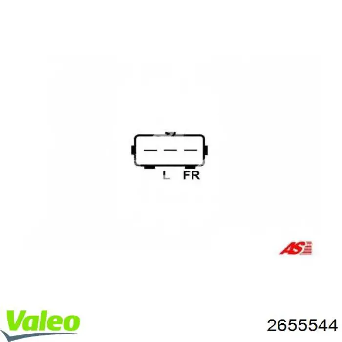2655544 VALEO Генератор автомобильный