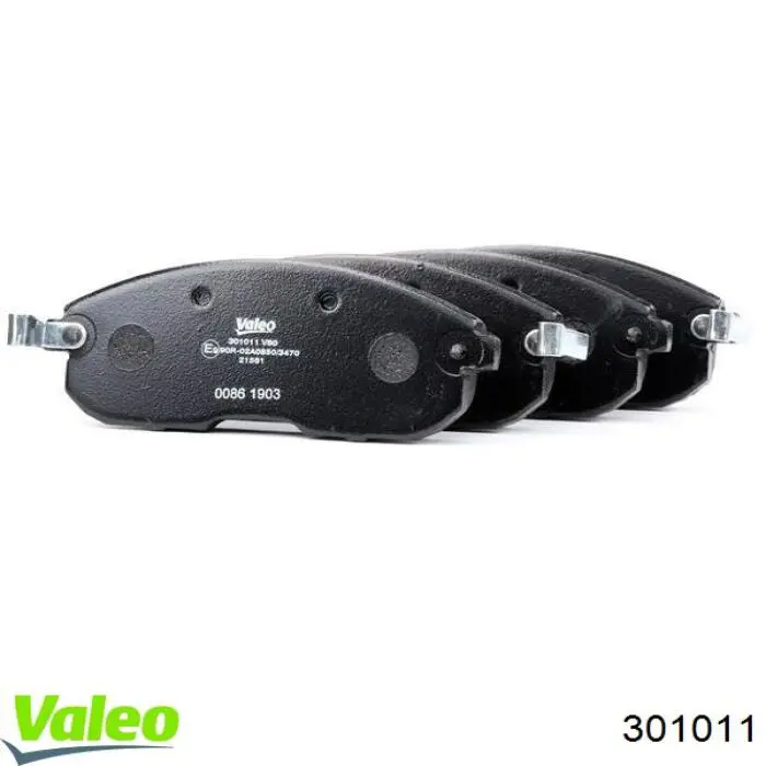 Передние тормозные колодки 301011 VALEO