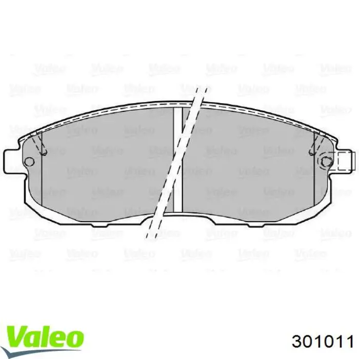 Тормозные колодки VALEO 301011