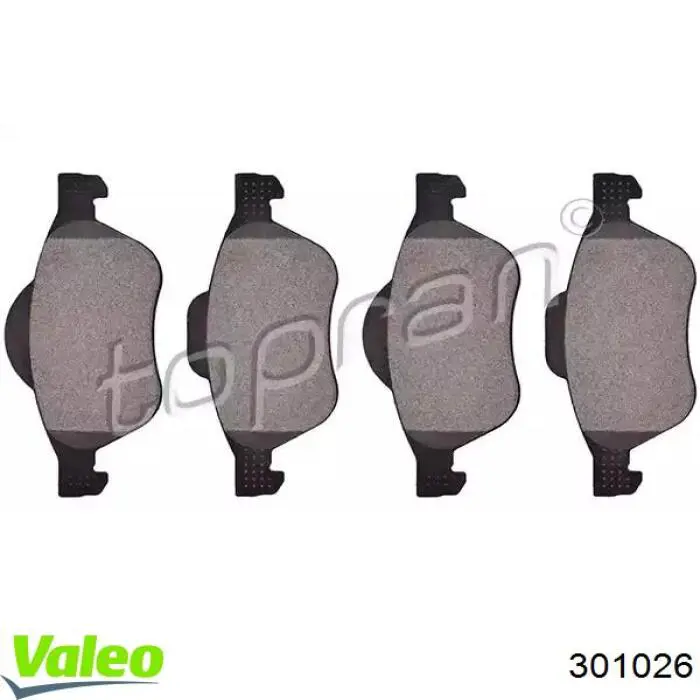 Тормозные колодки VALEO 301026