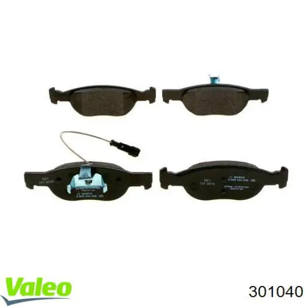 Купить 301040 VALEO Колодки тормозные