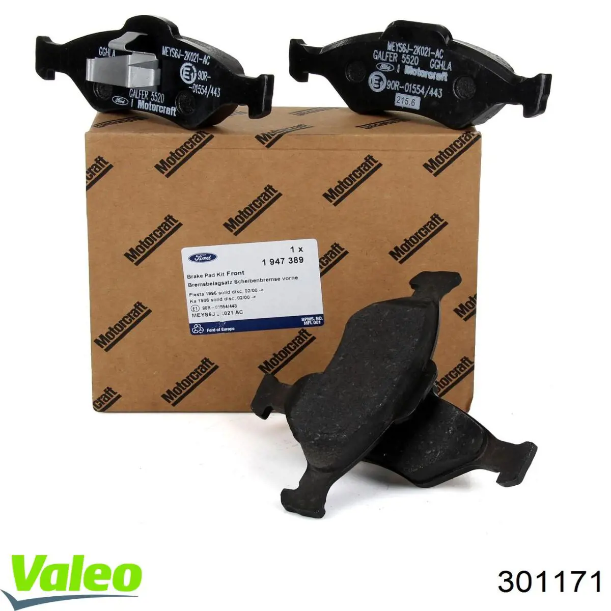 Тормозные колодки VALEO 301171