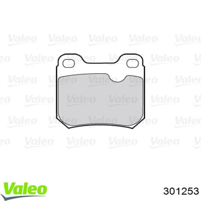 Задние тормозные колодки 301253 VALEO