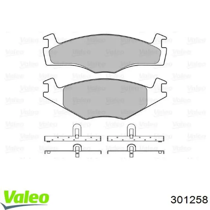 Колодки VALEO 301258 цена, от 17.14 USD