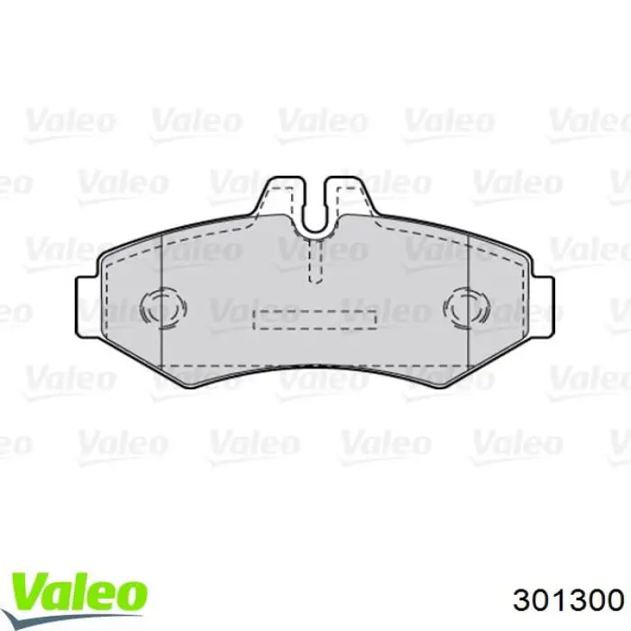 Колодки дисковые  VALEO 301300 цена, от 24.17 USD