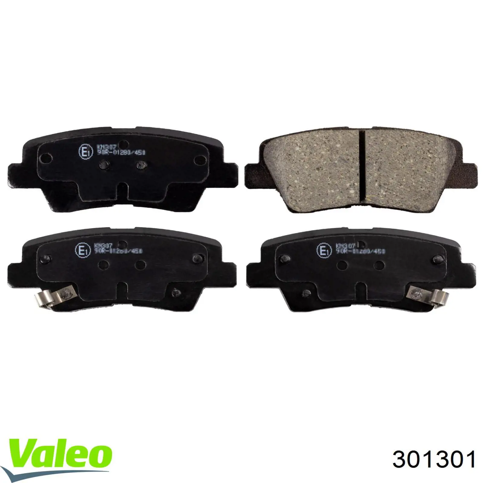 Задние тормозные колодки 301301 VALEO