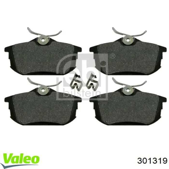 Задние дисковые колодки VALEO 301319