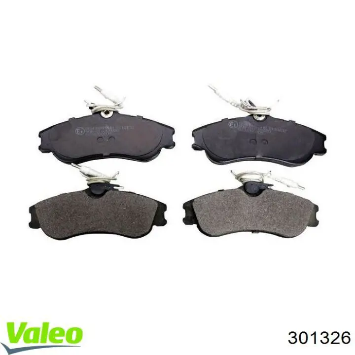 Купить 301326 VALEO Колодки тормозные
