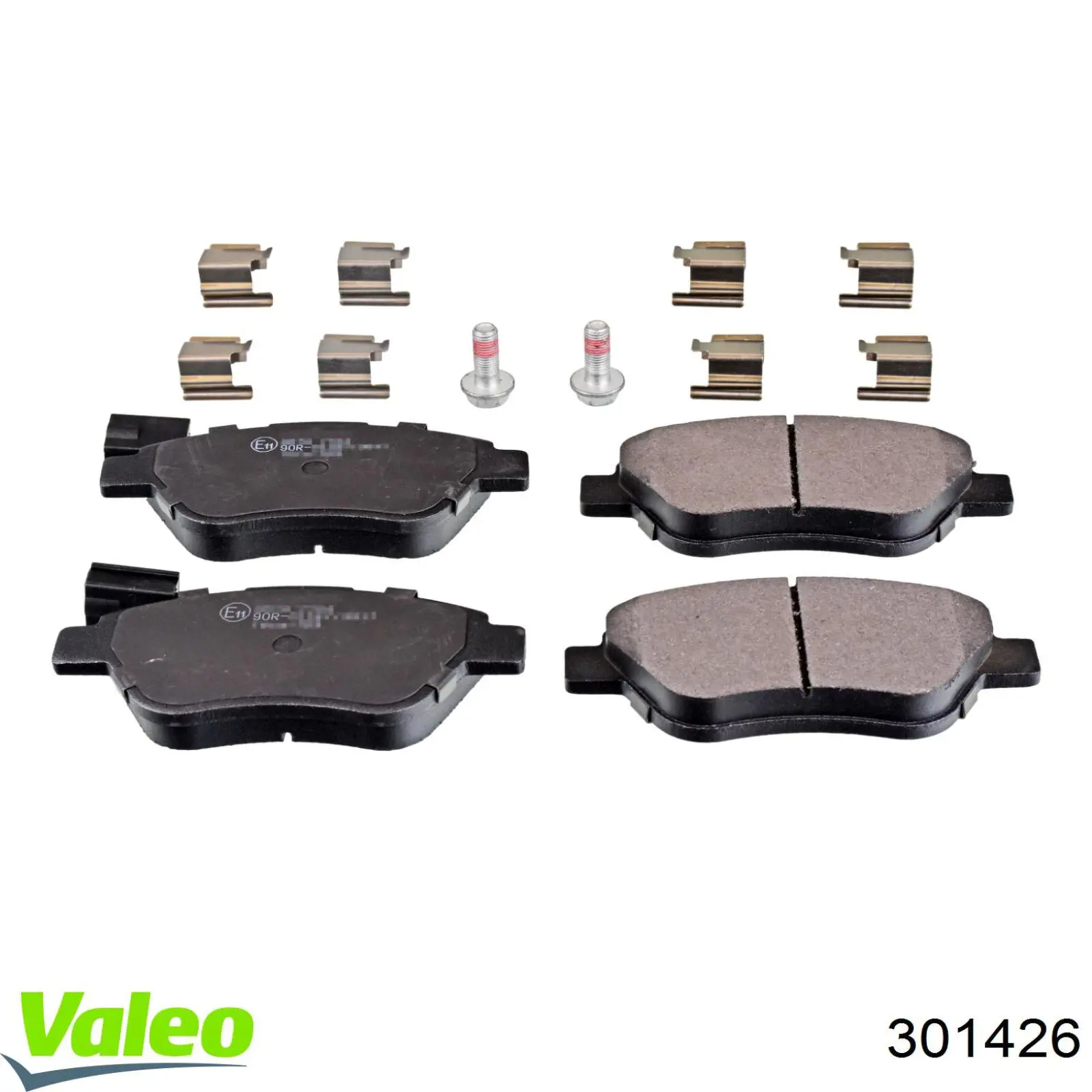 Передние тормозные колодки 301426 VALEO