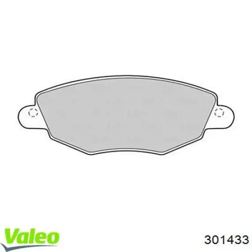 301433 VALEO Колодки передние