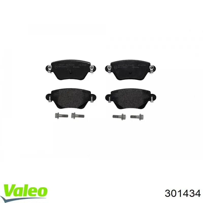 Колодки дисковые  VALEO 301434 цена, от 17.88 USD
