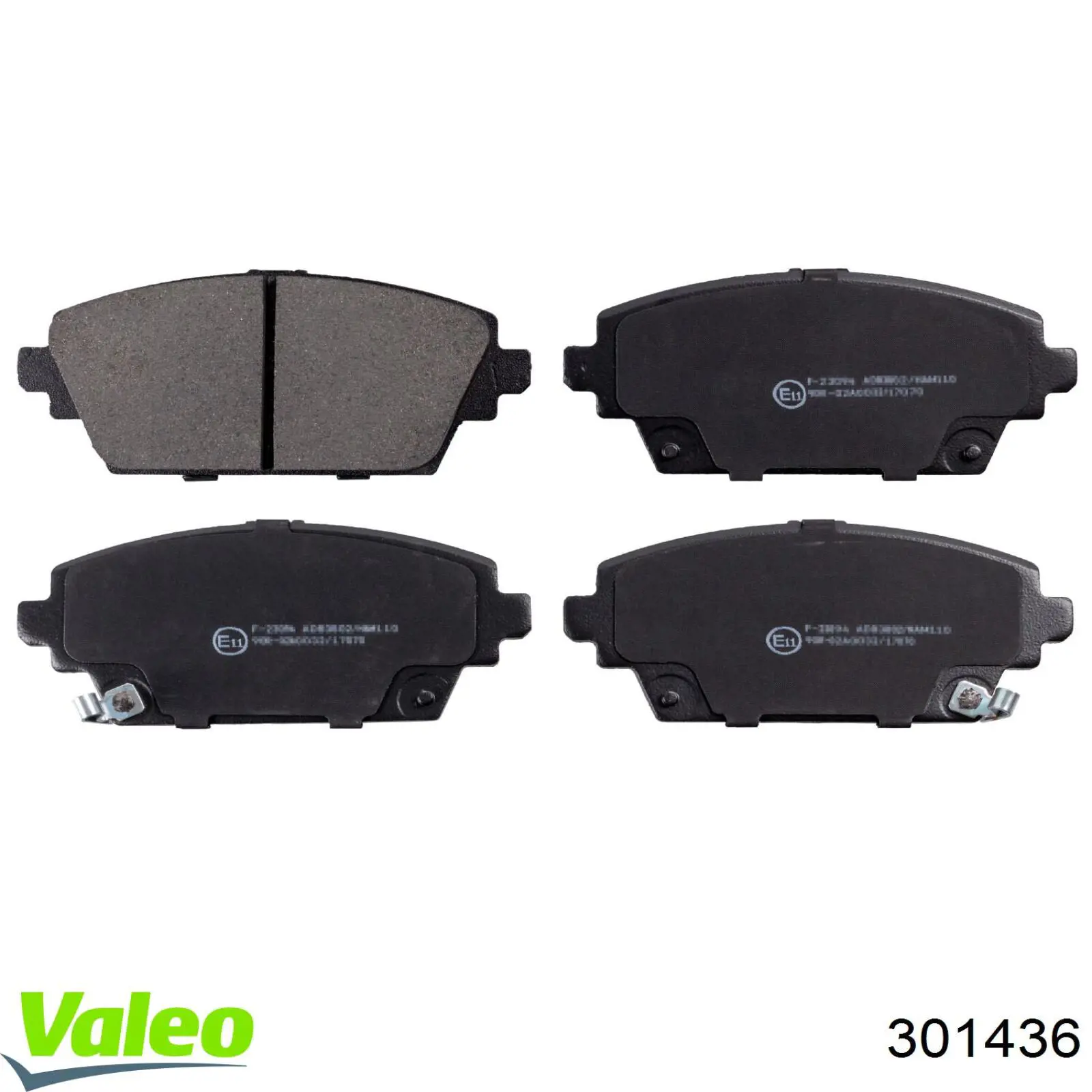 Купить 301436 VALEO Колодки тормозные