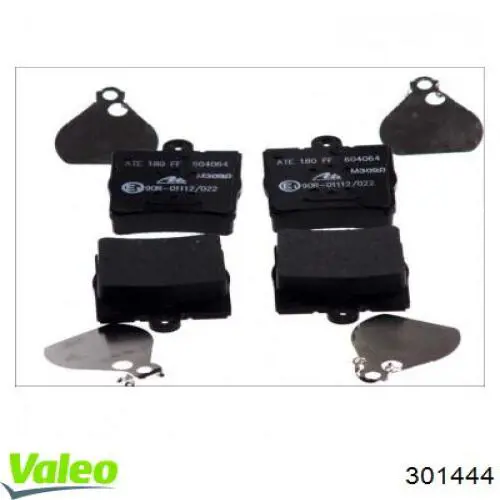 Задние тормозные колодки 301444 VALEO