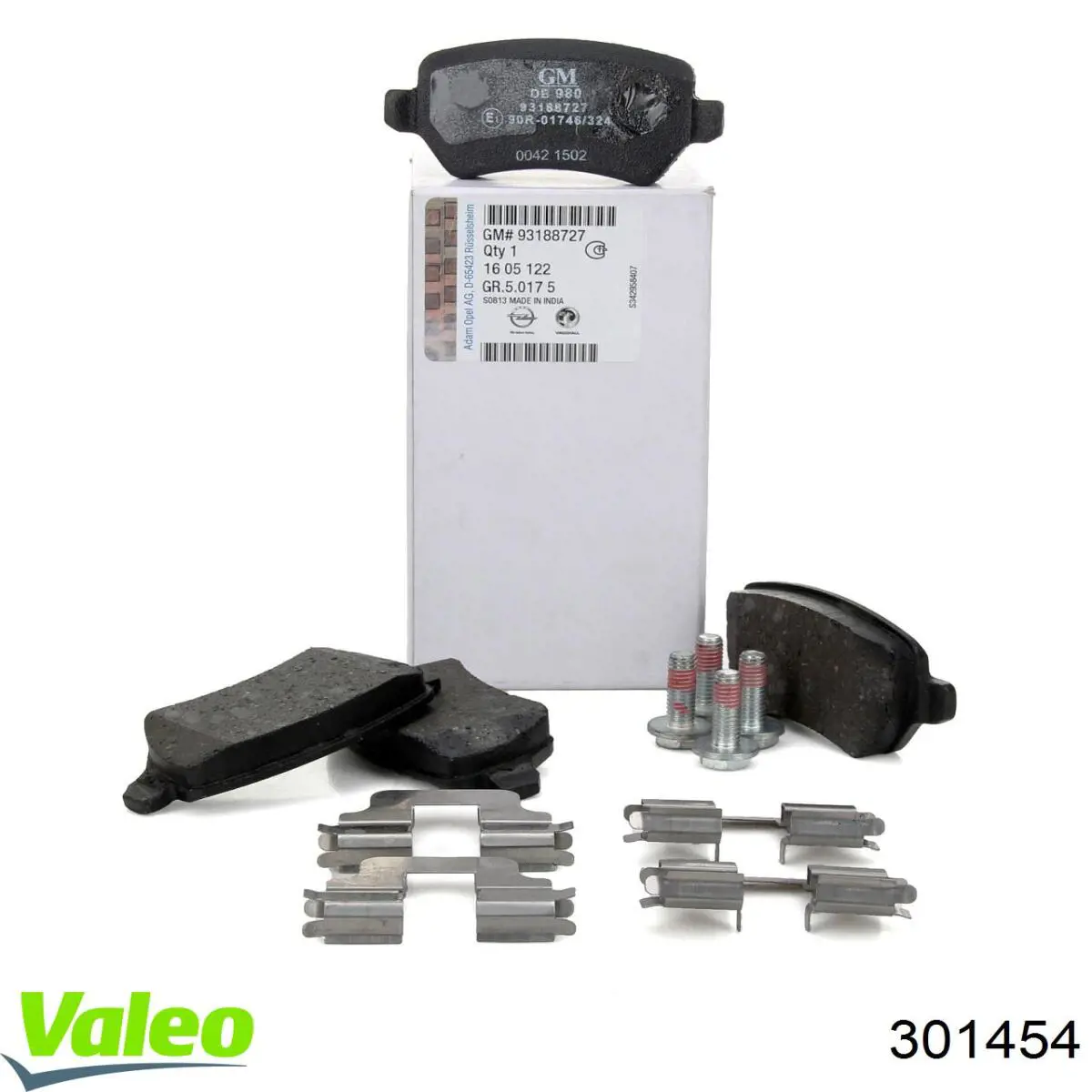 Тормозные колодки VALEO 301454