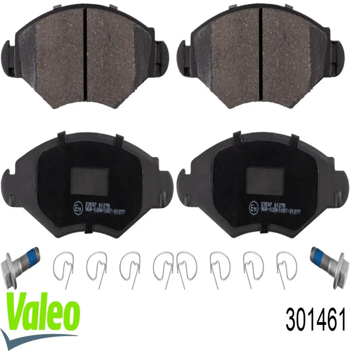 Передние тормозные колодки 301461 VALEO