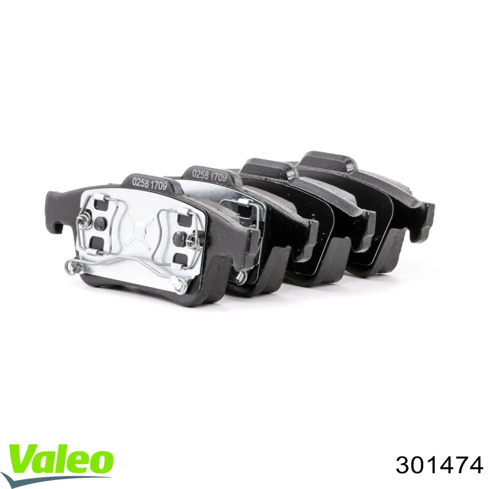 Задние дисковые колодки VALEO 301474