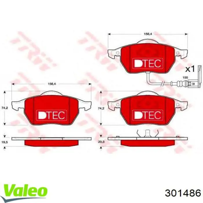 Колодки VALEO 301486 цена, от 24.02 USD