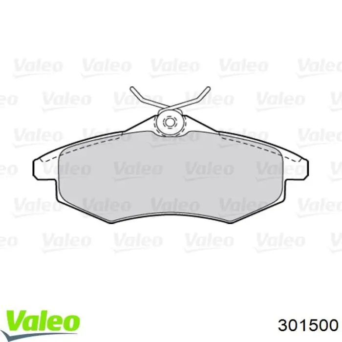 Передние тормозные колодки 301500 VALEO