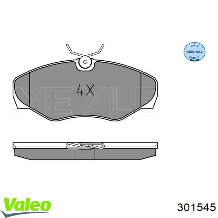Колодки VALEO 301545 цена, от 25.23 USD