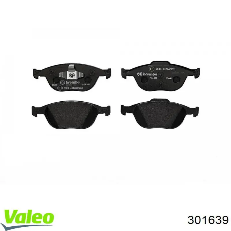Купить 301639 VALEO Колодки тормозные