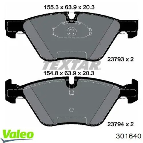 Колодки VALEO 301640 цена, от 33.00 USD