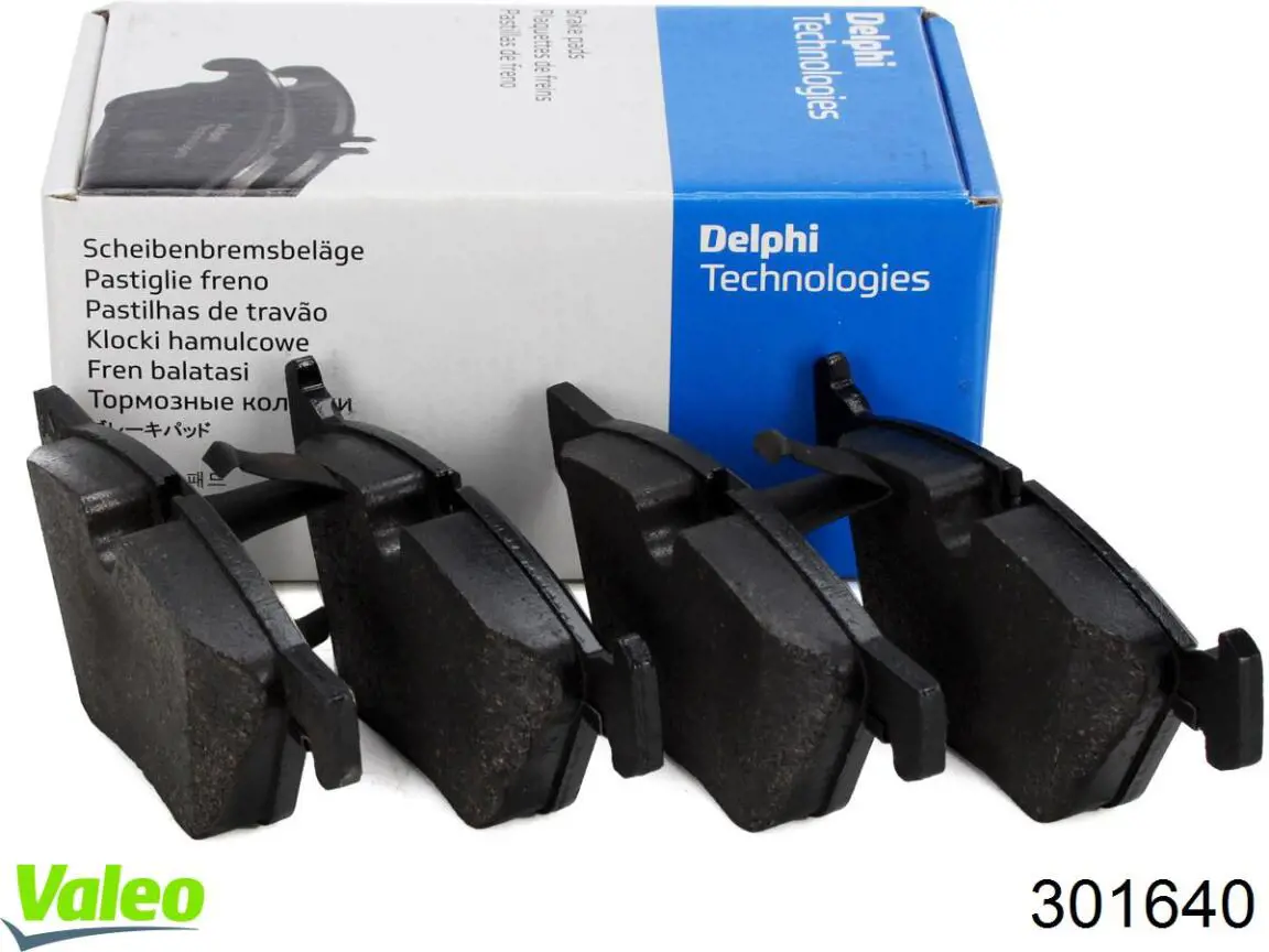 Тормозные колодки VALEO 301640