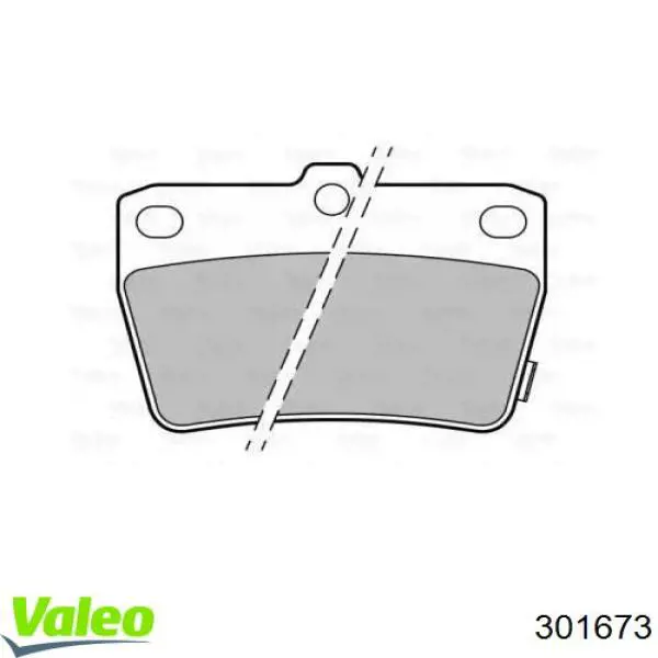 Колодки дисковые  VALEO 301673 цена, от 15.50 USD